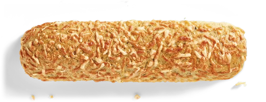 Bärlauch-Käse-Seele, freigestellt von oben