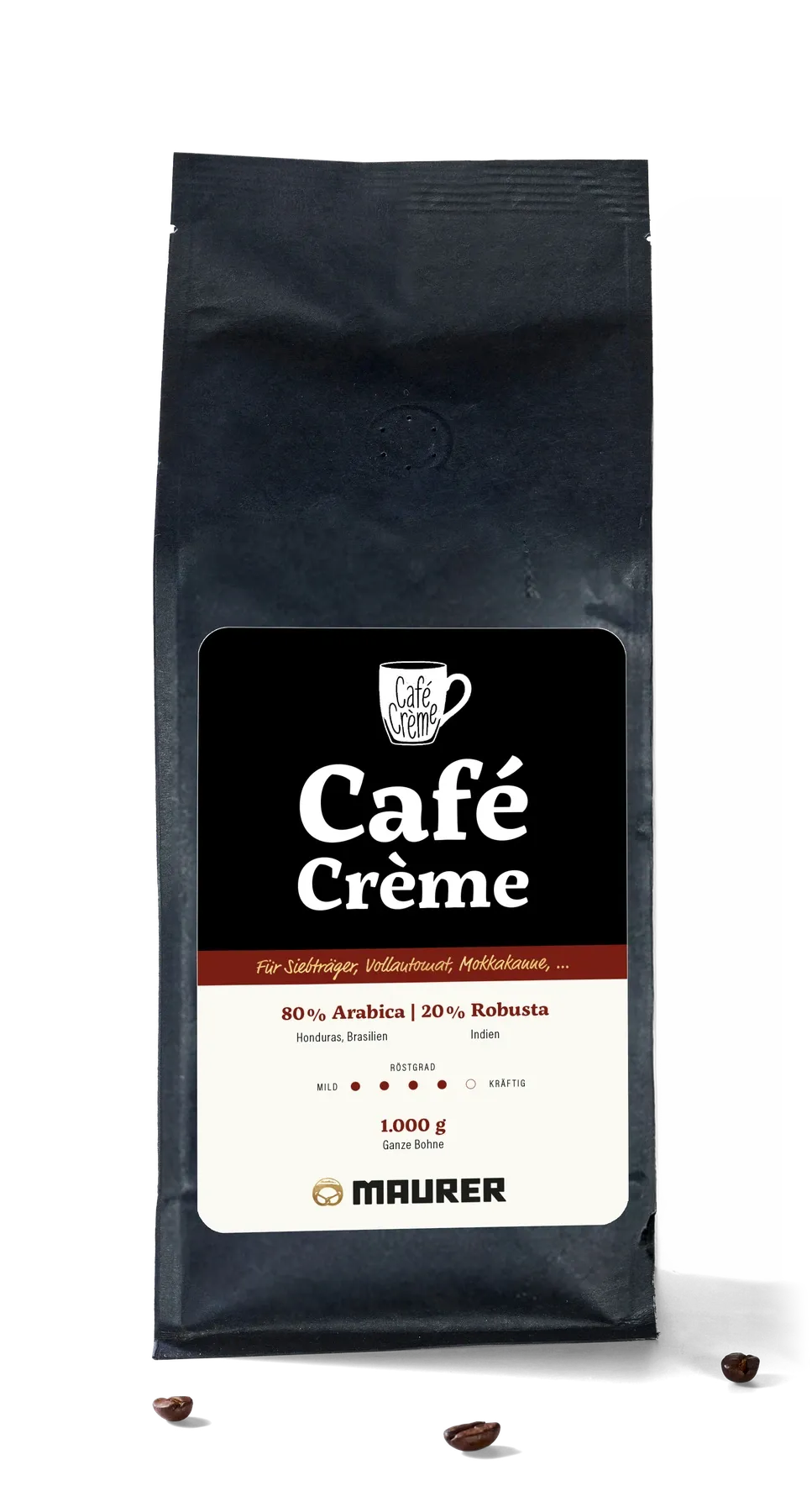 Café Crème, freigestellt von oben