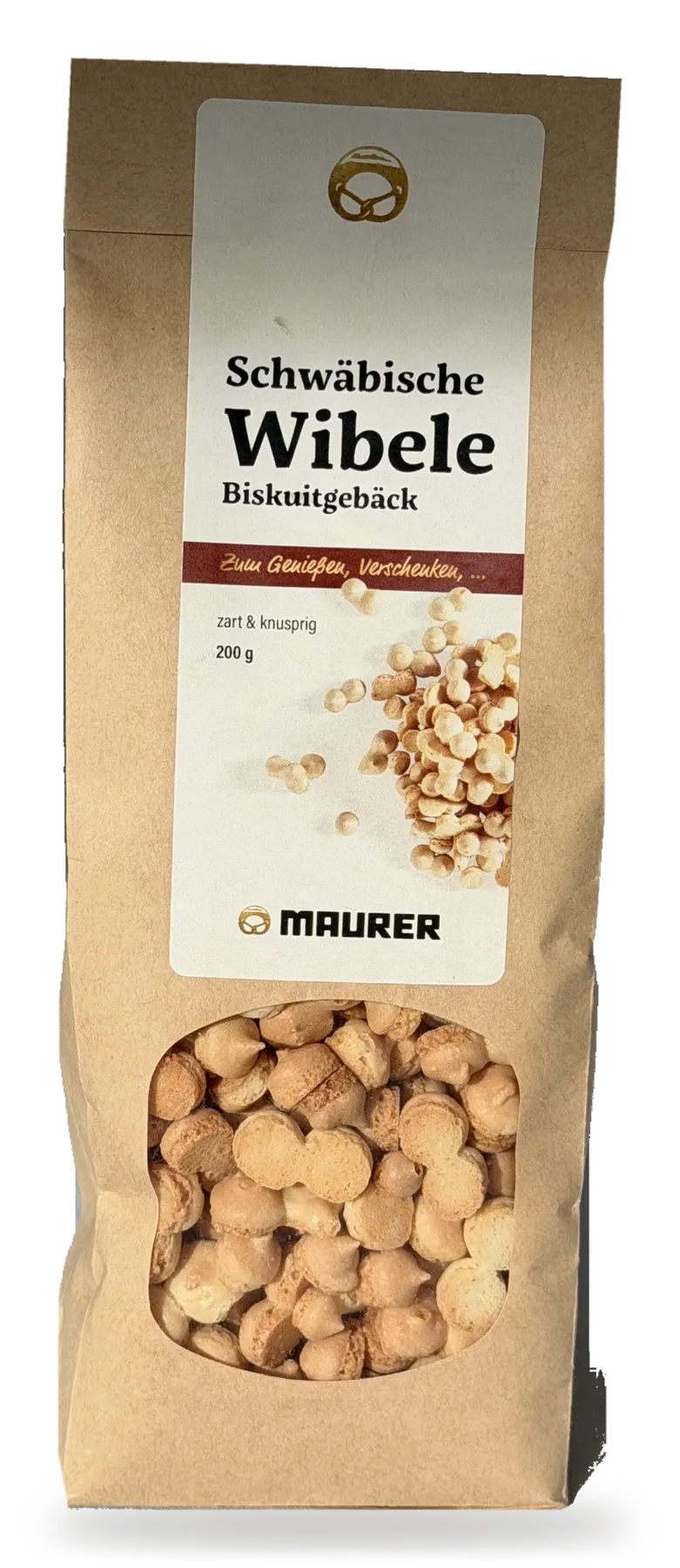Schwäbische Wibele, freigestellt von oben