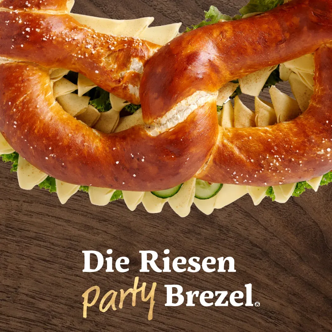 Riesen-Brezel für die Feier