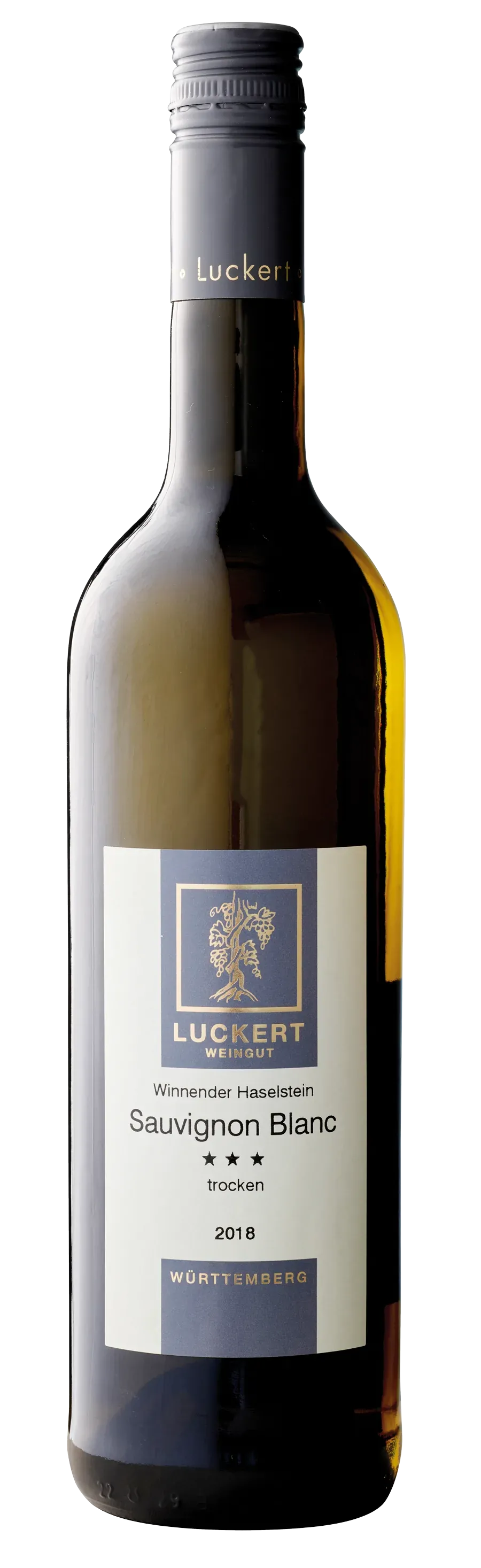 Weinflasche vom Weingut Luckert